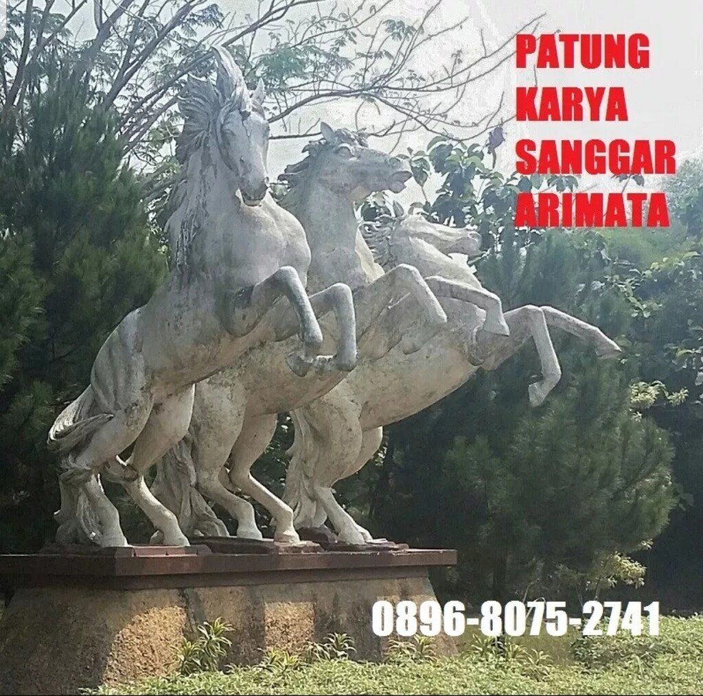gambar harga patung fiber resin kuda