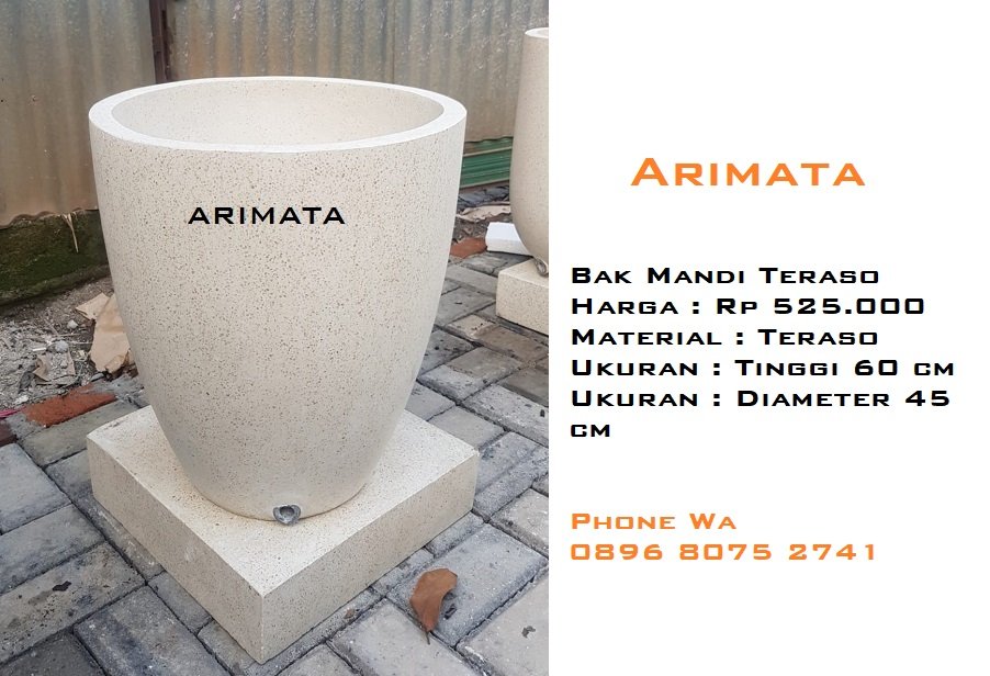 Harga Bak Mandi Terrazzo Model Pot Tanaman