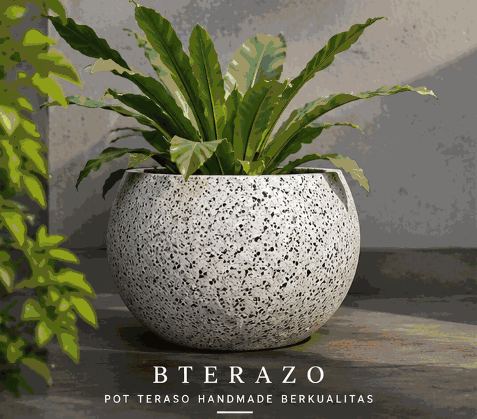 design pot teraso minimalis