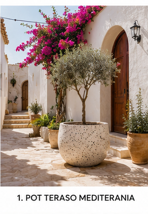pot teraso mediterian