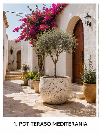 pot teraso mediterian